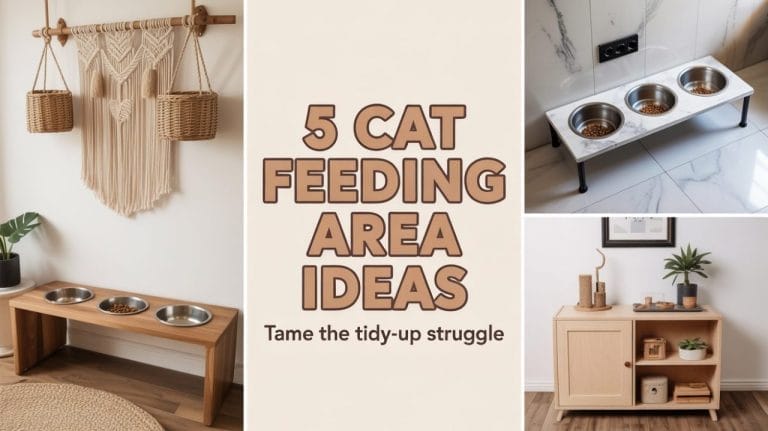 5 Cat Feeding Area Ideas That’ll Finally End the Mealtime Mess