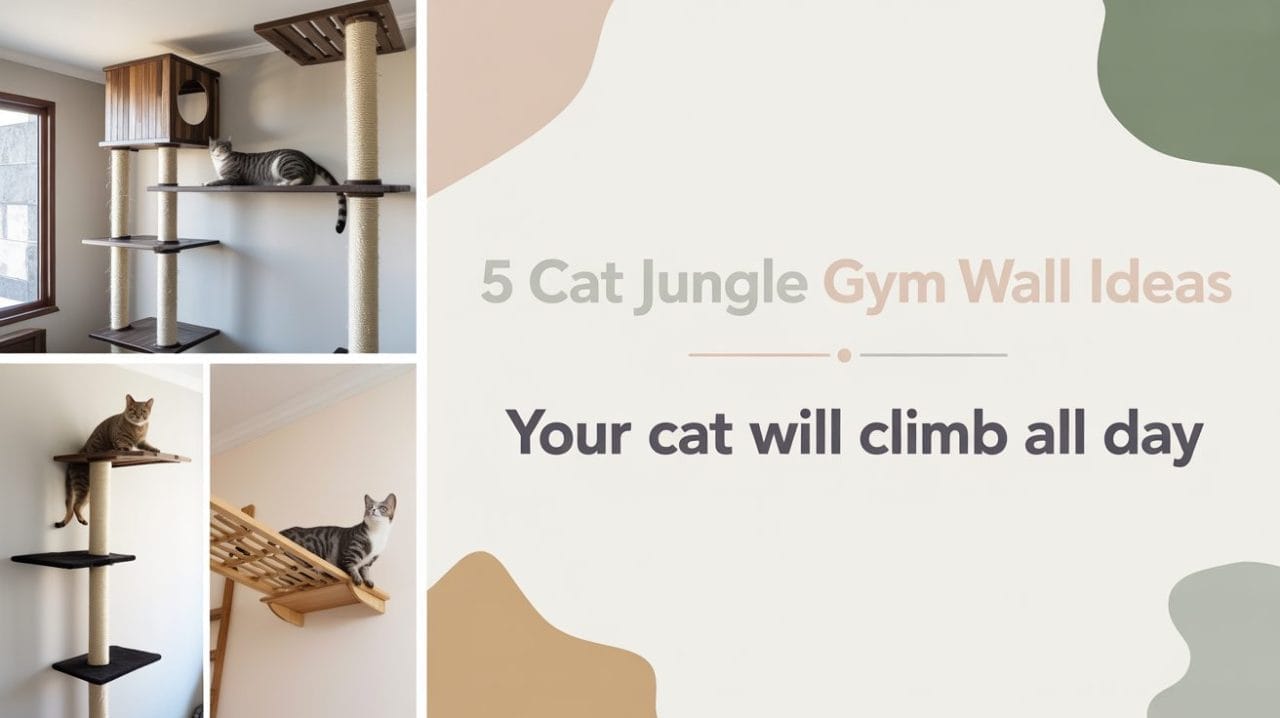 5 Cat Jungle Gym Wall Ideas Your Cat Will Climb All Day