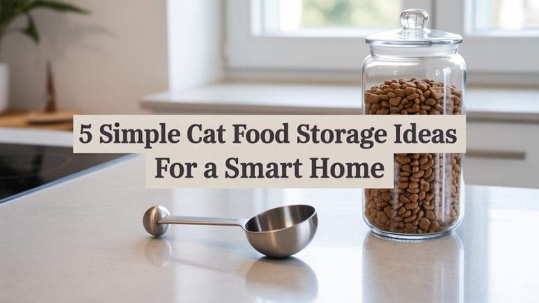5 Simple Cat Food Storage Ideas For A Smart Home