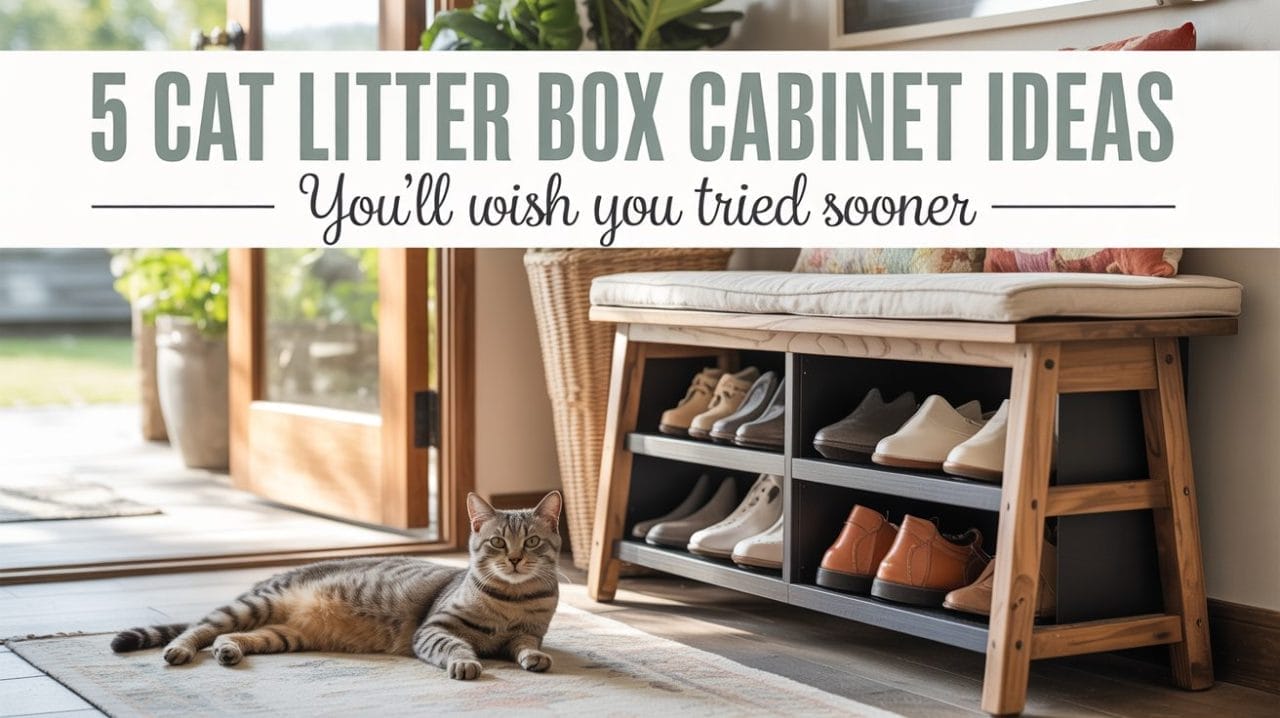 5 Cat Litter Box Cabinet Ideas You’ll Wish You Tried Sooner
