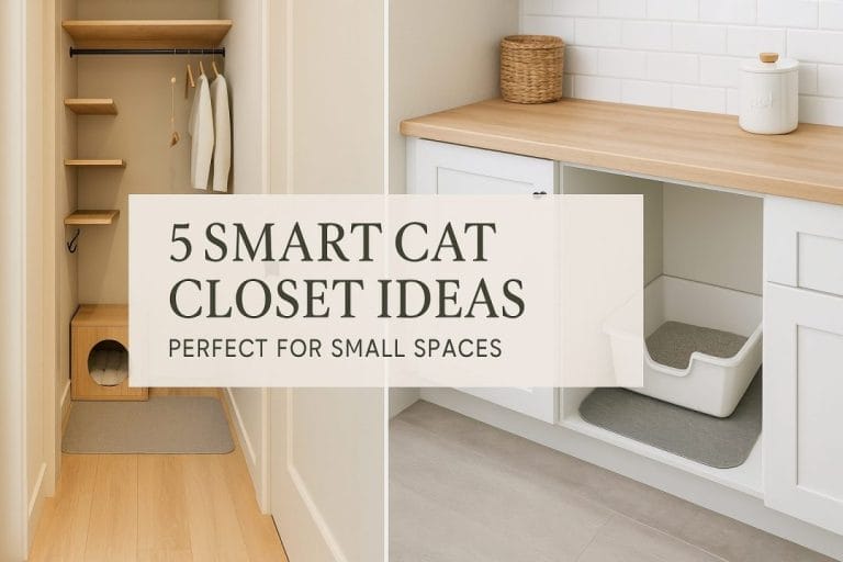 5 Smart Cat Closet Ideas for Tiny Homes