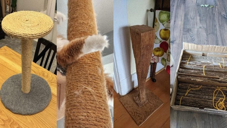 7 DIY Cat Scratching Post Ideas Your Furniture Will Thank You For
